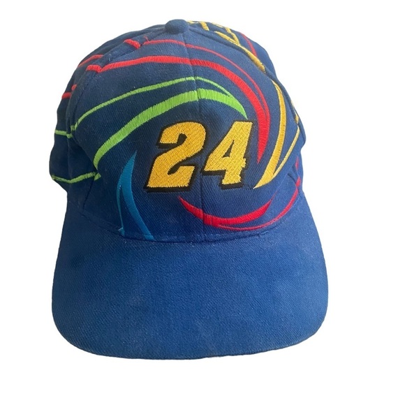 Vintage Chase Authentics DuPont Jeff Gordon 24 SnapBack Hat NASCAR Racing - Picture 1 of 6